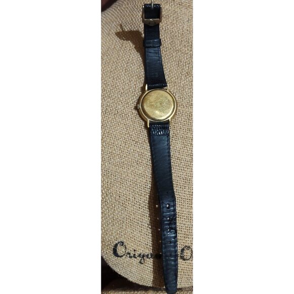 Vintage Gucci 3001L Gold Dial Quartz Women's Watch Swiss Made Lizard band - Picture 3 of 7